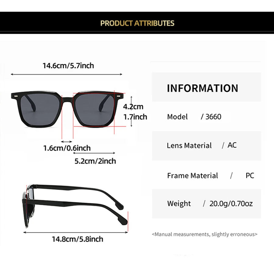 2025 Fashion New Sunglasses for Men High Quality Retro Sunglasses Classic