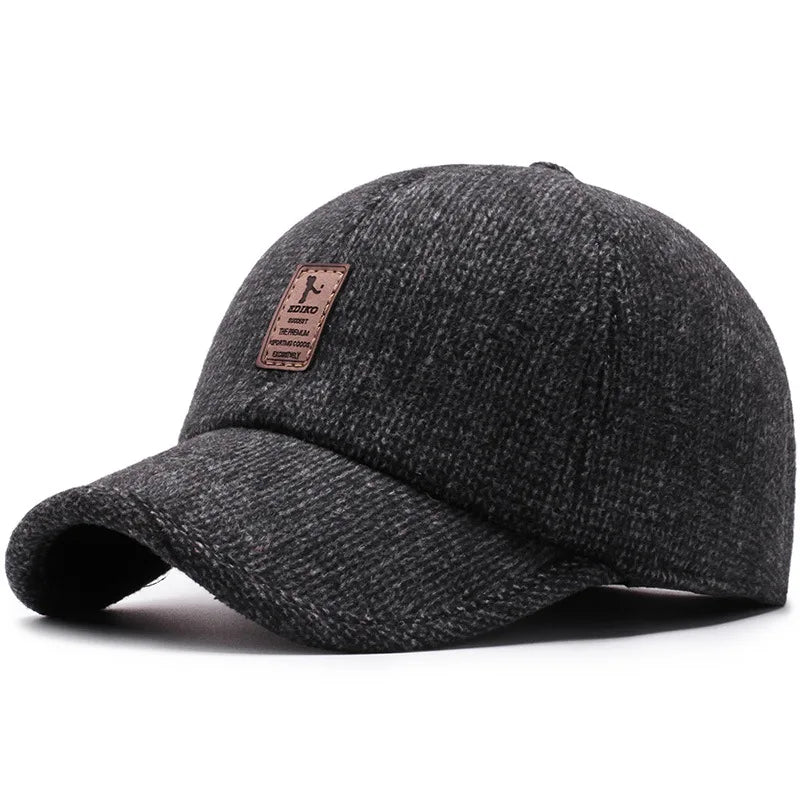 New Men Winter Thickened Ear Protection Baseball Caps