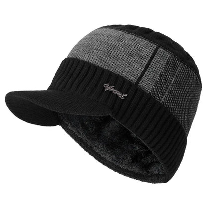 Hats For Men Women Winter Beanie  Sports Label Thicken Winter