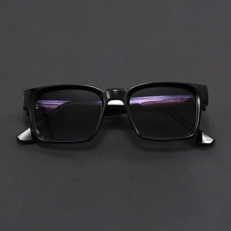 New Men's Advanced Ultra Light Coarse Frame Fashion Square Sunglasses