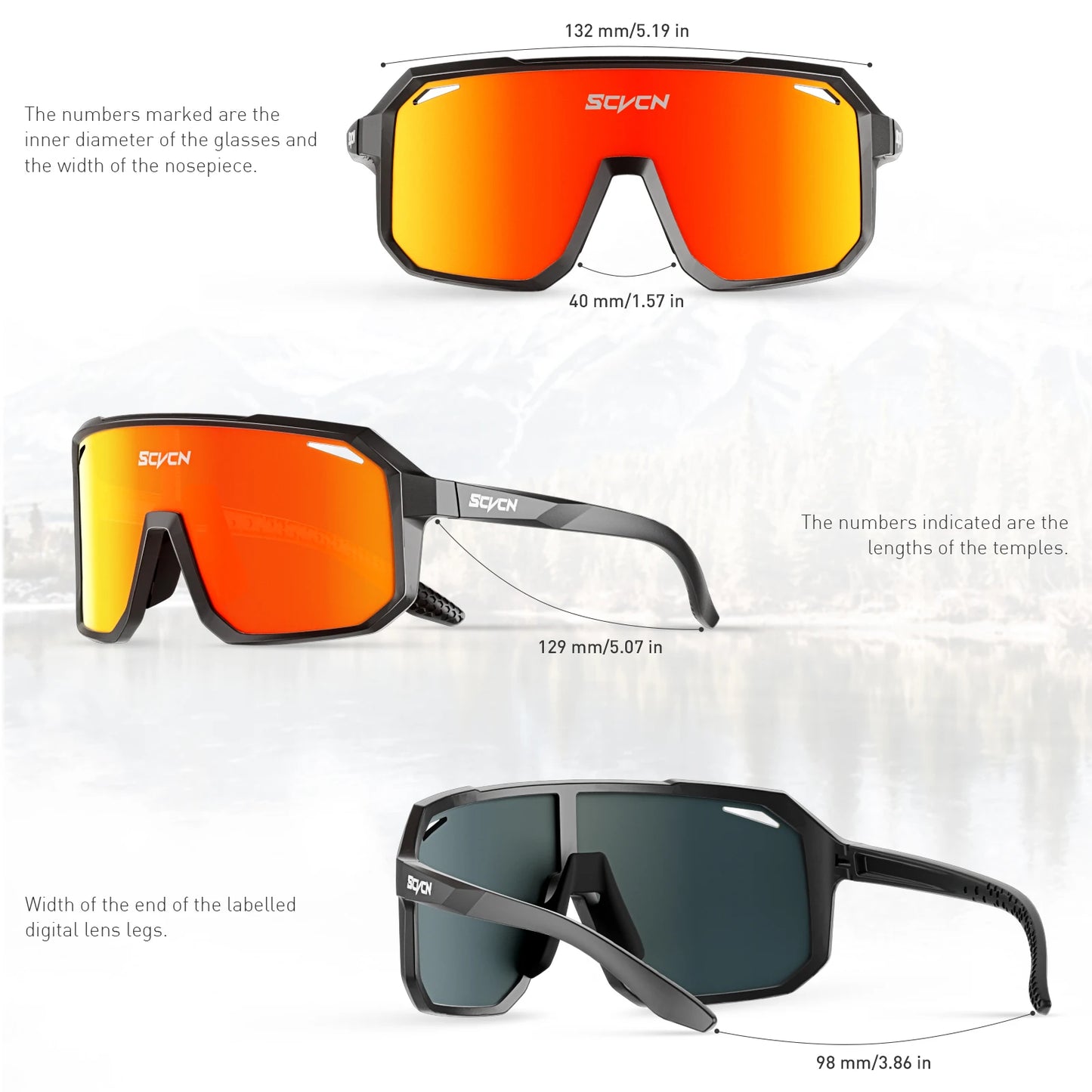 for Men and Women Baseball Glasses Bike MountainBicycle Hiking Camping Golf Sunglasses Sport Protection Glasses