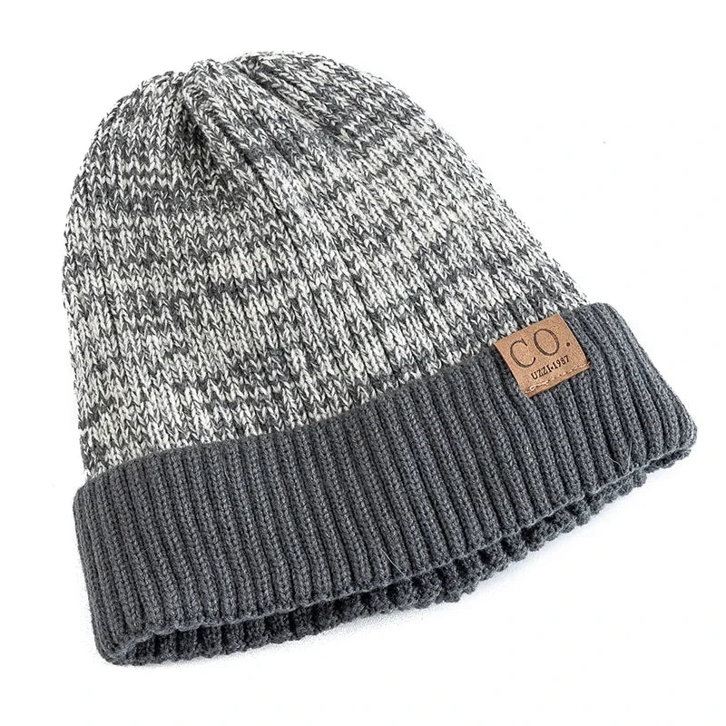 New Winter Hats Men And Women Fashion Warm Beanie Cap Casual Winter Knitted Hats