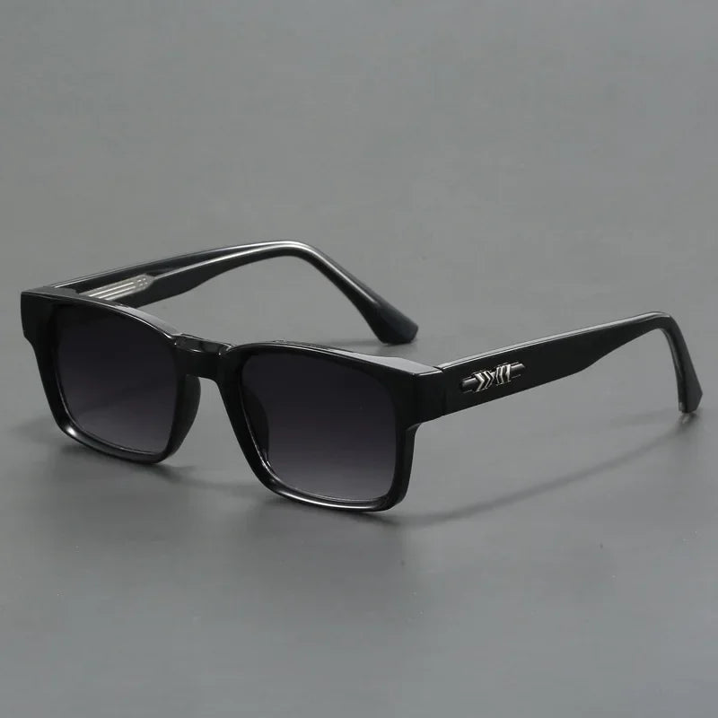 New Men's Advanced Ultra Light Coarse Frame Fashion Square Sunglasses