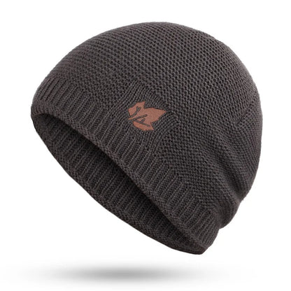 New winter knit hats men's and women's outdoor warm thickening