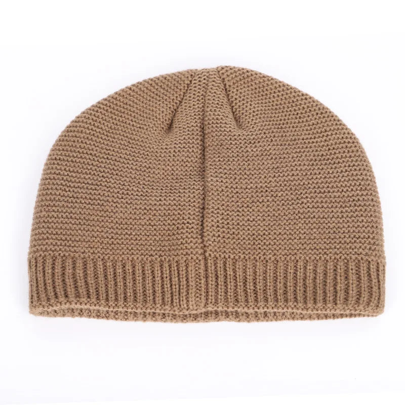New winter knit hats men's and women's outdoor warm thickening