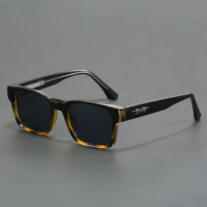 New Men's Advanced Ultra Light Coarse Frame Fashion Square Sunglasses