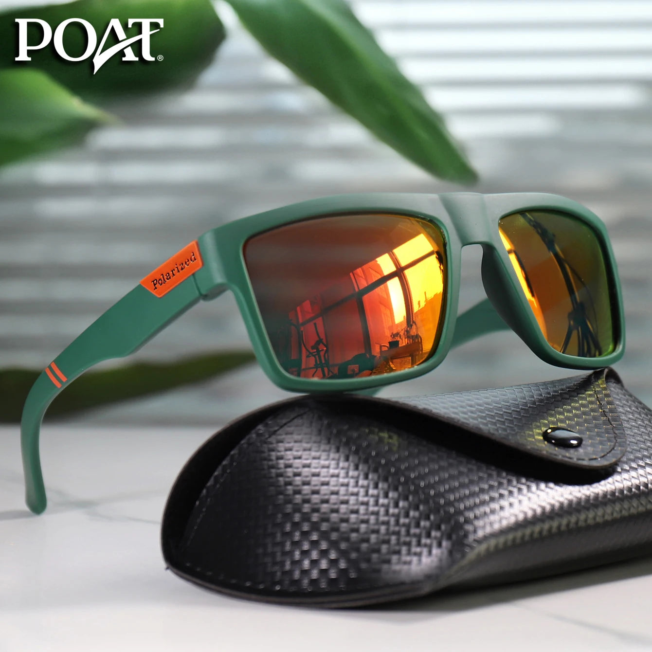 TAMWY Polarized Sports Sunglasses – Premium UV Protection for Cycling, Running &amp; Outdoor Adventures | Unisex Square Design