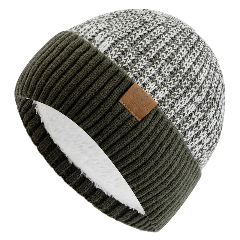 New Winter Hats Men And Women Fashion Warm Beanie Cap Casual Winter Knitted Hats