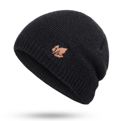 New winter knit hats men's and women's outdoor warm thickening