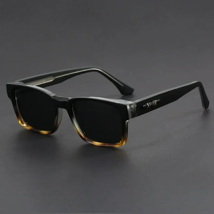 New Men's Advanced Ultra Light Coarse Frame Fashion Square Sunglasses