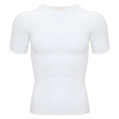 Men Weight Loss Shapewear T-Shirt Body Shaper Slimming Compression Shirts Gynecomastia Undershirt Waist Trainer Muscle