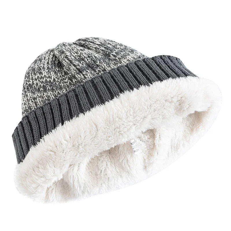 New Winter Hats Men And Women Fashion Warm Beanie Cap Casual Winter Knitted Hats