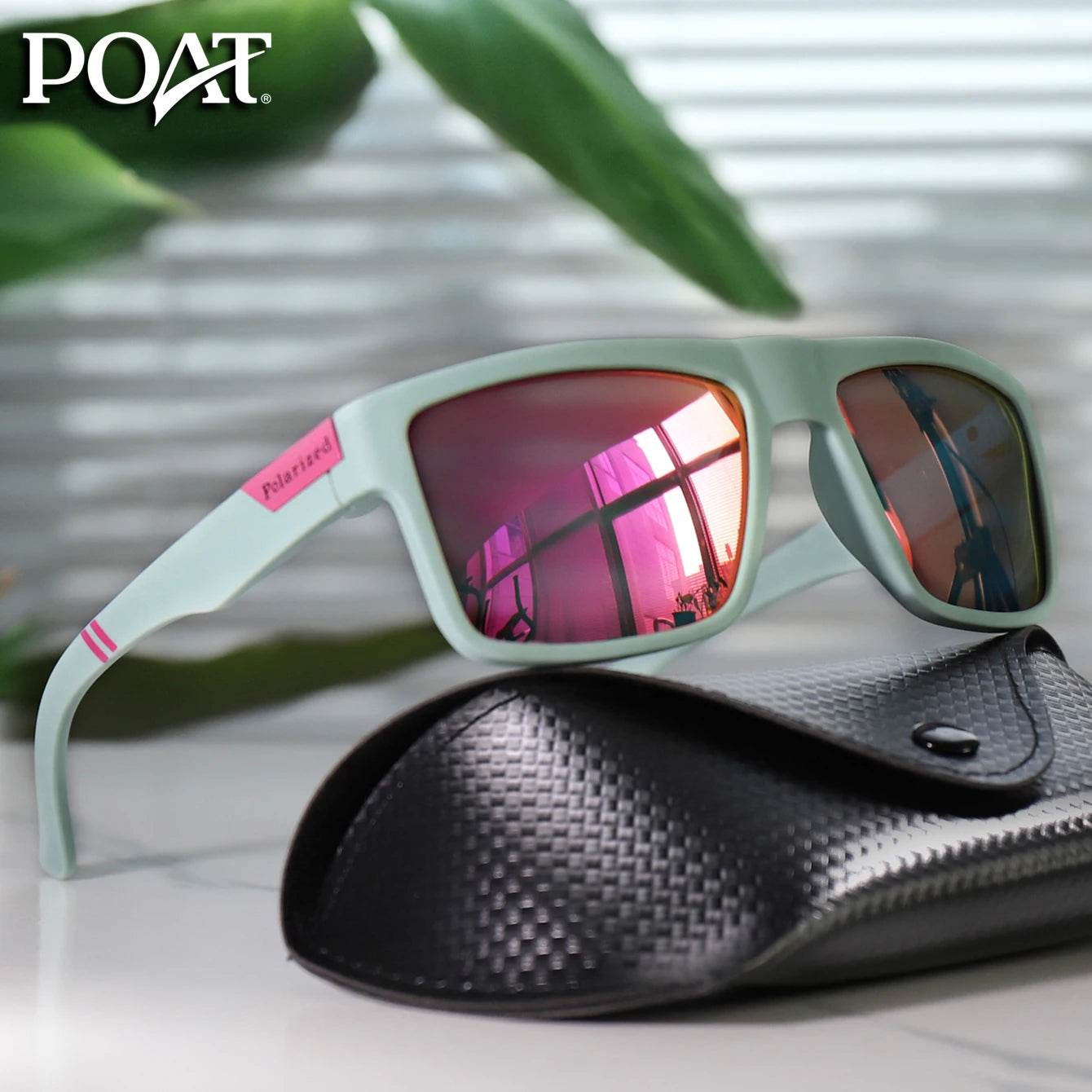 TAMWY Polarized Sports Sunglasses – Premium UV Protection for Cycling, Running &amp; Outdoor Adventures | Unisex Square Design