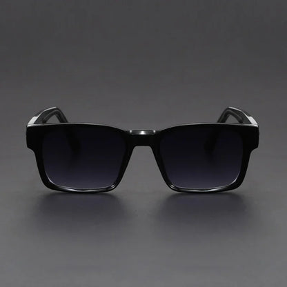 New Men's Advanced Ultra Light Coarse Frame Fashion Square Sunglasses
