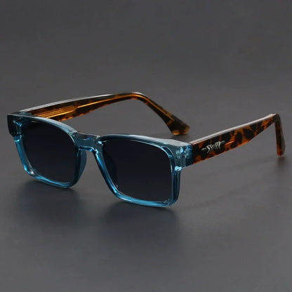 New Men's Advanced Ultra Light Coarse Frame Fashion Square Sunglasses